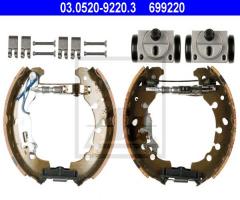 Ate 03.0520-9220 szczęki hamulcowe top kit fiat grande punto 05-07