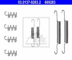 Ate 03.0137-9283 sprężynki do szczęk ham. volvo s60 00-09 (ręczny), volvo s80 ii (as)