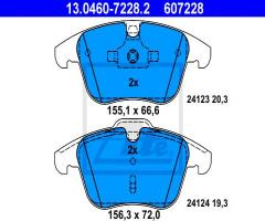 Ate 13.0460-7228 klocki hamulcowe ford s-max 06-, ford mondeo iv turnier (ba7)