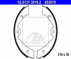 Ate 03.0137-3019 szczęki hamulcowe vw touareg 10- (ręczny), porsche cayenne, vw touareg (7p5)