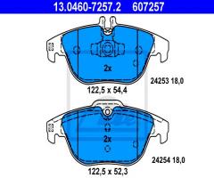 Ate 13.0460-7257 klocki hamulcowe mercedes x204 glk-klasa 08- tył, mercedes-benz klasa c (w204)