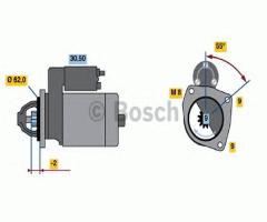Bosch 0986017930 rozrusznik 12v, citroËn saxo (s0, s1), peugeot 106 ii (1)