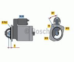 Bosch 0986018910 rozrusznik volvo, volvo xc90 i