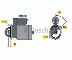 Bosch 0986021500 rozrusznik 12v bmw, bmw x5 (e70)