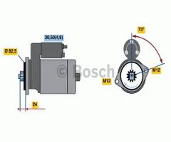 Bosch 0986021630 rozrusznik vw, vw crafter 30-35 autobus (2e_)