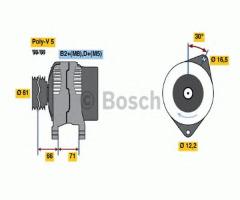 Bosch 0986042000 alternator 12v, fiat brava (182), lancia lybra (839ax)