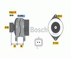 Bosch 0986042191 alternator 12v, opel arena combi (thb), renault megane scenic (ja0/1_)