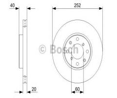 Bosch 0986479b98 tarcza hamulc. suzuki swift iii  05-, opel agila (b) (h08), suzuki splash