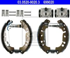 Ate 03.0520-9020 szczęki hamulcowe top kit fiat grande punto 05-07, fiat grande punto (199)