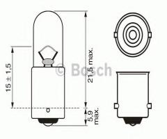 Bosch 1987302512 Żarówka t4w trucklight