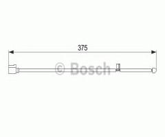 Bosch 1987474562 czujnik klock. hamulc. porsche vw przód, porsche cayenne