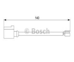 Bosch 1987474566 czujnik klock. hamulc. porsche vw tył, porsche cayenne, vw touareg (7p5)