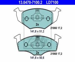 Ate 13.0470-7100 klocki hamulcowe vw polo 96-01, seat arosa (6h), skoda fabia, vw polo (6n1)