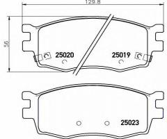 Brembo p30069 klocki hamulc. hyundai i20  08- przód, hyundai i20 (pb, pbt)