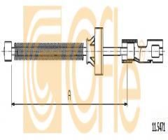 Cofle 11.5471 linka hamulca ręcznego ford, ford ecosport