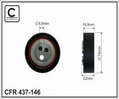 Caffaro 437-146 rolka prowadząca, fiat ducato autobus (244, z_)