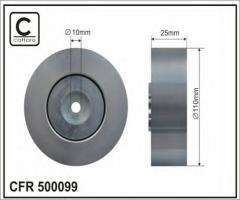 Caffaro 500099 rolka paska wspomagania mitsubishi galant 2.5 v6, mitsubishi galant vi (ea_)
