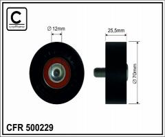 Caffaro 500229 rolka napinacza, chevrolet cruze hatchback (j305), opel astra j