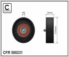 Caffaro 500231 rolka napinacza, jeep compass (mk49), mitsubishi grandis (na_w)