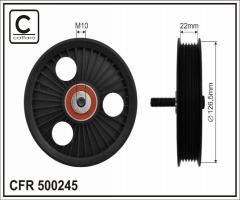 Caffaro 500245 rolka napinacza, dacia logan (ls_), nissan almera ii (n16)
