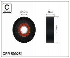 Caffaro 500251 rolka napinacza, audi a1 (8x1, 8xf), seat alhambra (710), skoda fabia (6y2)