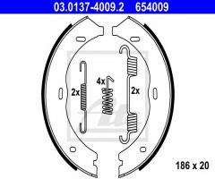 Ate 03.0137-4009 szczęki hamulcowe mercedes vito (bm639) 03- (ręczny)