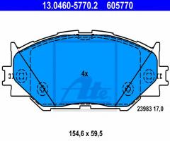 Ate 13.0460-5770 klocki hamulcowe lexus is220d 05-, lexus is ii (gse2_, ale2_, use2_)