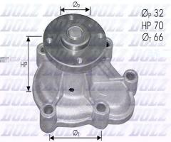 Dolz o130 pompa wody opel, opel corsa a hatchback (93_, 94_, 98_, 99_)