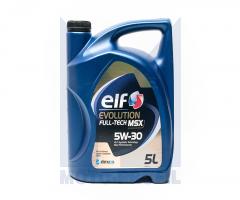 Elf 5w30 evo ft msx 5-k olej 5w-30 elf evolution fulltech msx 5l