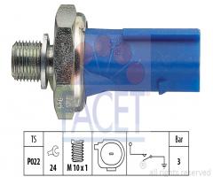 Facet 1.800.212 czujnik ciśnienia oleju audi vw, audi a6 (4g2, c7, 4gc), vw beetle kabriolet (5c7)