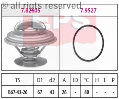 Facet 1.880.260 termostat bmw mercedes, bmw 3 (e21)