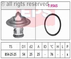 Facet 1.880.328 termostat opel, opel arena combi (thb), renault master i autobus (t__)
