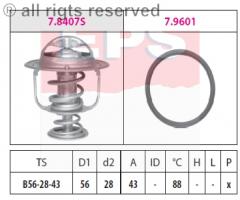 Facet 1.880.408 termostat mitsubishi, mitsubishi carisma (da_)