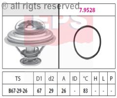 Facet 1.880.526 termostat citroen ford peugeot renault, renault 18 variable (135_)