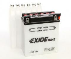 Exide 12n5-3b akumulator 5ah/40a 12v p+ / motocykle
