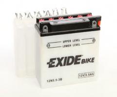 Exide 12n5.5-3b akumulator 5,5ah/60a 12v p+ / motocykle