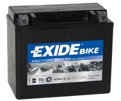 Exide agm12-12 akumulator 12ah/200a  12v agm, bmw i3 (i01)