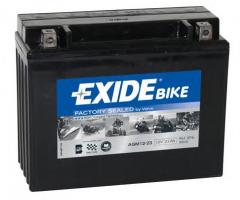 Exide agm12-23 akumulator 21ah/350a  12v agm, harley-davidson mc dyna