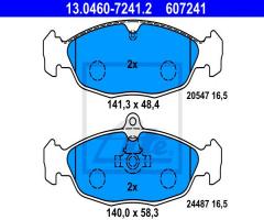 Ate 13.0460-7241 klocki hamulcowe jaguar xk8 96-06 tył, jaguar xk 8 coupe (qev)