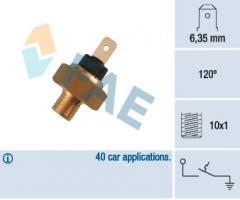 Fae 35520 czujnik temperatury wody audi, audi 50 (86), vw golf iii (1h1)