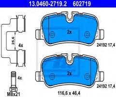 Ate 13.0460-2719 klocki hamulcowe land rover discovery 04- tył, land rover range rover iii (lm)