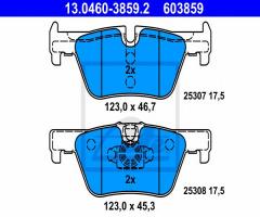 Ate 13.0460-3859 klocki hamulcowe bmw 3 f30 12- tył, bmw 1 (f20)