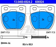 Ate 13.0460-6924 klocki hamulcowe land rover defender 01- tył