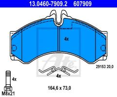 Ate 13.0460-7909 klocki hamulcowe mercedes sprinter 408-414