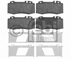 Febi bilstein 16454 klocki hamulc. db w220 s-klasa  02- z czuj., mercedes-benz klasa s (w220)