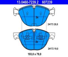 Ate 13.0460-7239 klocki hamulcowe bmw x5 e70 07- przód, bmw x5 (e70)