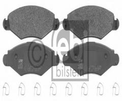 Febi bilstein 16575 klocki hamulc. peugeot 206 1,4-1,9d  00-, peugeot 206 hatchback (2a/c)