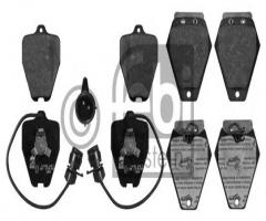 Febi bilstein 16762 klocki hamulc. audi a8 2,5-4,2  95-98 z czuj., audi a8 (4d2, 4d8)