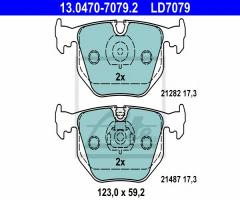 Ate 13.0470-7079 klocki hamulcowe bmw 7 e38 94-01 tył, bmw 7 (e38), land rover range rover iii (lm)