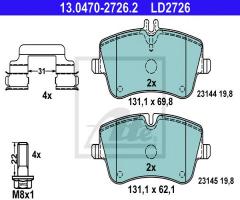 Ate 13.0470-2726 klocki hamulcowe mercedes w203 citroen klasa 00-07 przód